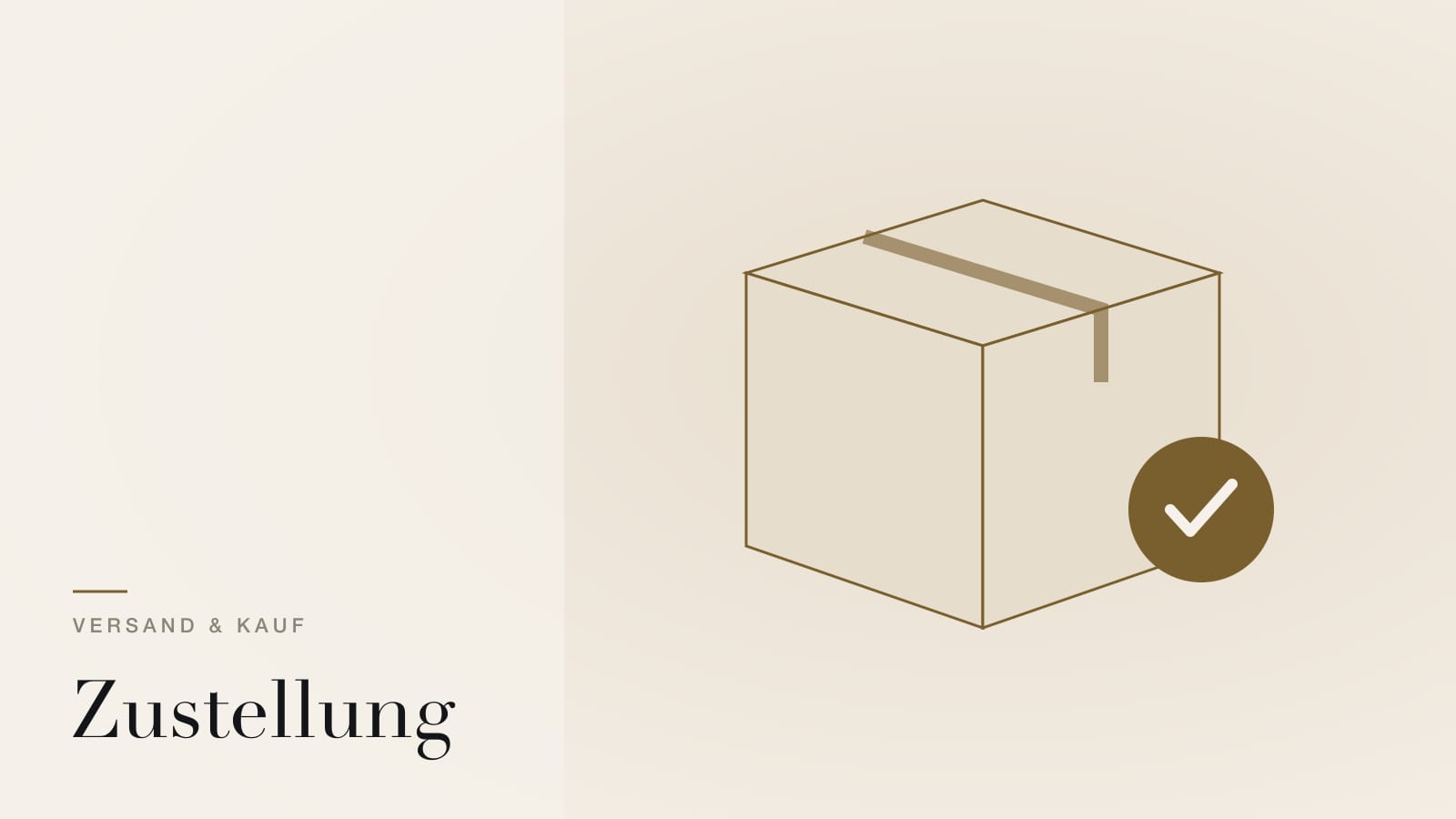Illustration: versiegeltes Paket mit Haken als Sinnbild für die sichere Zustellung einer Rolex