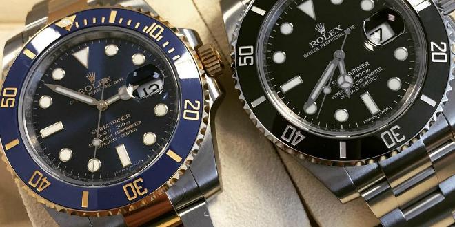 Neue Rolex Submariner Date in Blau und Gold